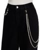 Steve Madden Steve Madden Swift Embellished Straight Jeans in Black - 5