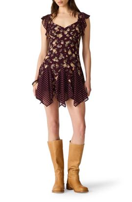 Steve Madden Steve Madden Tanisha Floral Print Minidress