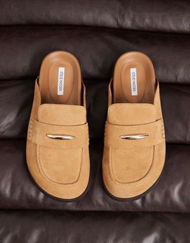 Steve Madden Steve Madden Tobin clogs in chestnut suede-Neutral