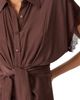 Steve Madden Steve Madden Tori Belted Lace Trim Dress - 3