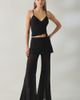 Steve Madden Steve Madden Veada Mesh Flare Skirt Pants in Black, Women's at Urban Outfitters - 1