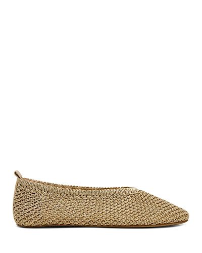 Steve Madden Steve Madden Women's Cyntra Woven Raffia Ballet Flats