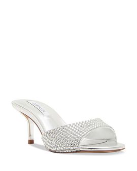 Steve Madden Steve Madden Women's Kendrix Embellished Leather Sandals