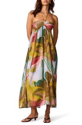 Steve Madden Steve Madden Yazmina Print Halter Maxi Dress