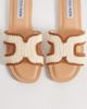 Steve Madden Steve Madden Zarina-W flat sandals in tan/bone-Brown - 3