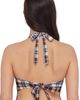 Stevie Stevie Adjustable Open Back Tie Halter Tankini Swim Top - 3