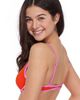Stevie Stevie Adjustable Plunge Underwire Bikini Top with Contrast Binding - 2