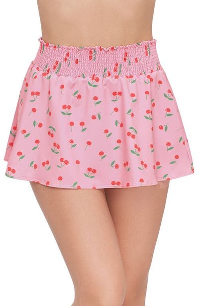 Stevie Stevie Coverup Smock Waist Mini Skirt