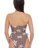 Stevie Stevie Cutout One-Piece Swimsuit With Adjustable Side Ties - 3