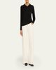 Still Here Fine-Knit Polo Sweater - 2