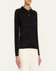 Still Here Fine-Knit Polo Sweater - 4