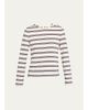 Still Here Nellie Striped Hooded Shirt - 1