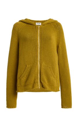 Still Here Still Here Bear ZipUp Cotton Sweater