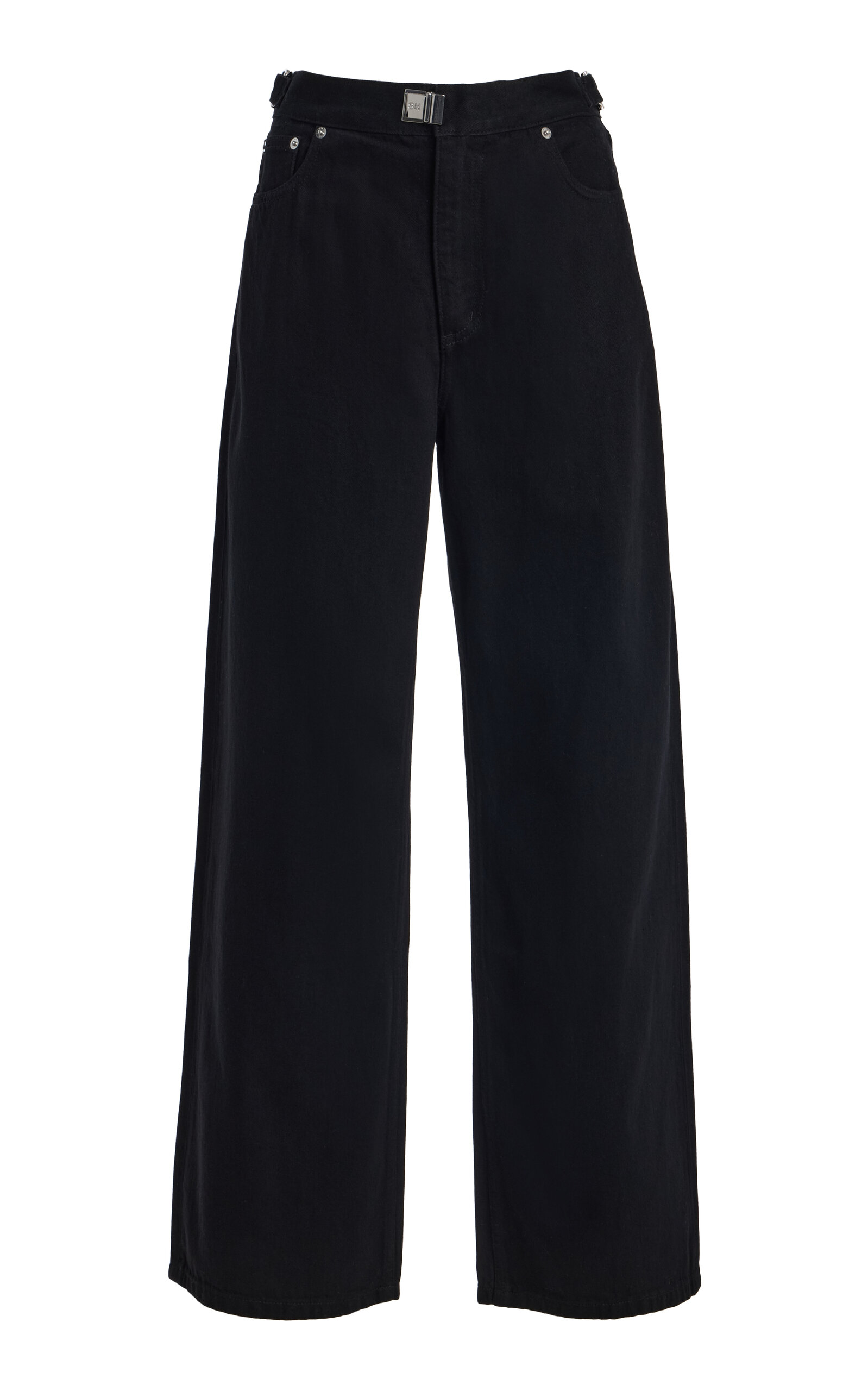 Still Here Still Here Buckle Rigid MidRise WideLeg Jeans