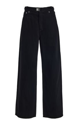 Still Here Still Here Buckle Rigid MidRise WideLeg Jeans