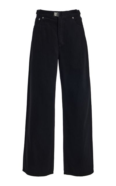 Still Here Still Here Buckle Rigid MidRise WideLeg Jeans