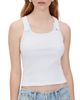 Still Here Still Here Snap Tank in Milk Milk XL - 1