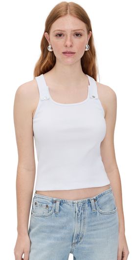 Still Here Still Here Snap Tank in Milk Milk XL