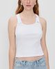 Still Here Still Here Snap Tank in Milk Milk XL - 2