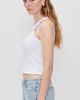 Still Here Still Here Snap Tank in Milk Milk XL - 4