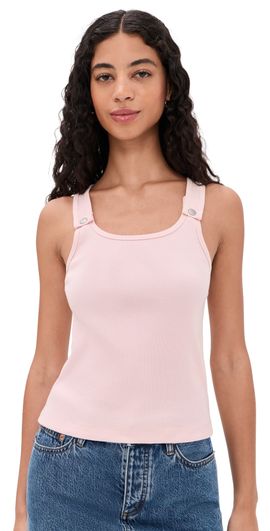 Still Here Still Here Snap Tank Pink