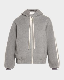 Still Here Wool-Blend Zip Boyfriend Jacket