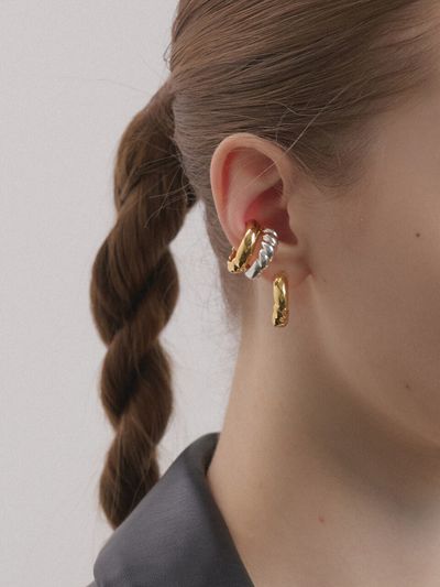 STILL INSTANT New Weave Ear Cuff Earring 05