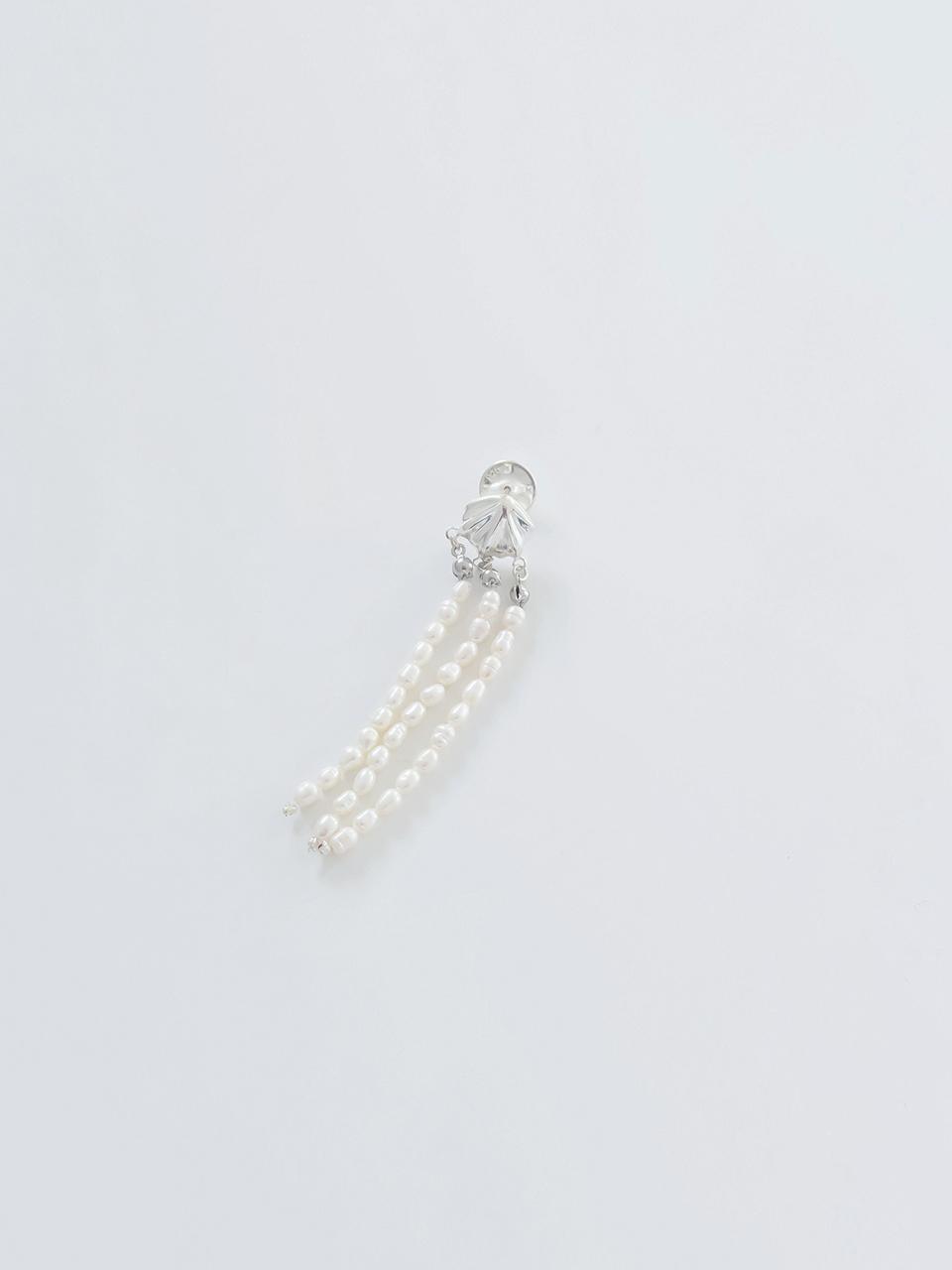 STILL INSTANT Sea Veil Pearl Drop Brooch