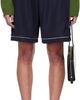 Still Kelly Still Kelly Navy Soccer Shorts - 1