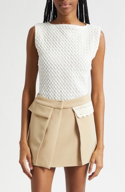 Stine Goya Stine Goya Boatneck Eyelet Top