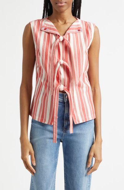 Stine Goya Stine Goya Stripe Organic Cotton Vest