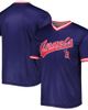 STITCHES Men's Stitches Navy California Angels Cooperstown Collection Team Jersey  - 1
