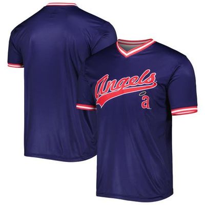 STITCHES Men's Stitches Navy California Angels Cooperstown Collection Team Jersey 
