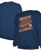 STITCHES Men's Stitches Navy Houston Astros Lightweight Crew Sweatshirt  - 1