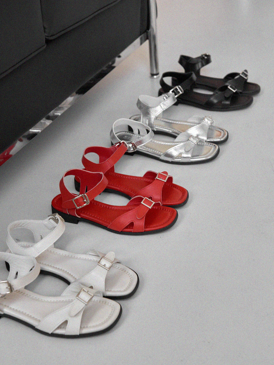 Stiu Belted Signature Summer Sandal_4Colors