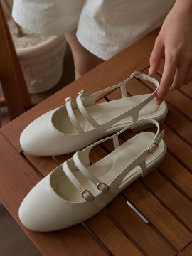 Stiu Strap Comfy Slingback 1.5cm Heel Pumps (S25S107)
