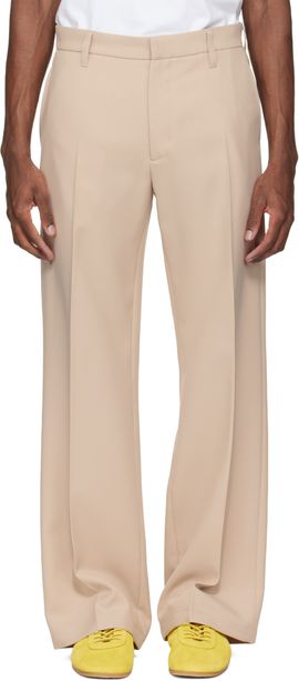 Stockholm (Surfboard) Club Stockholm (Surfboard) Club Beige Tailored Bootcut Trousers