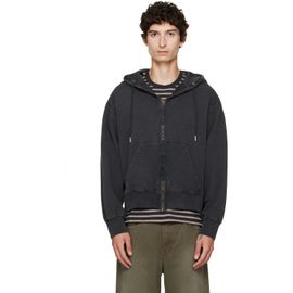 Stockholm (Surfboard) Club Stockholm (Surfboard) Club Black Back Logo Zip Hoodie