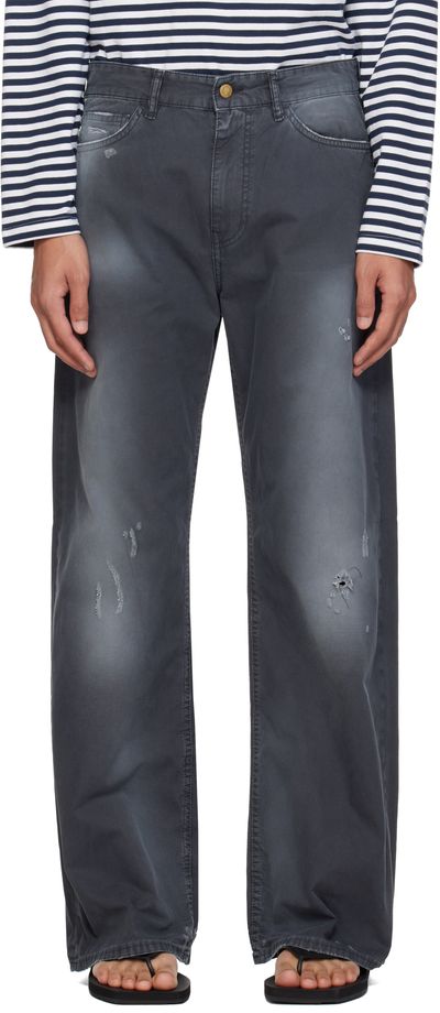 Stockholm (Surfboard) Club Stockholm (Surfboard) Club Black Chino Trousers