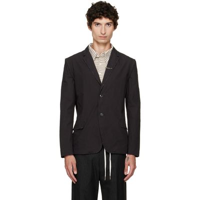 Stockholm (Surfboard) Club Stockholm (Surfboard) Club Black Garment Dyed Blazer