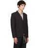 Stockholm (Surfboard) Club Stockholm (Surfboard) Club Black Garment Dyed Blazer - 2