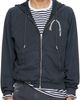 Stockholm (Surfboard) Club Stockholm (Surfboard) Club Black Logo Zip Hoodie - 1
