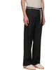Stockholm (Surfboard) Club Stockholm (Surfboard) Club Black Tailored Bootcut Pinstripe Trousers - 2
