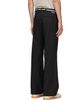 Stockholm (Surfboard) Club Stockholm (Surfboard) Club Black Tailored Bootcut Pinstripe Trousers - 3