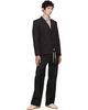 Stockholm (Surfboard) Club Stockholm (Surfboard) Club Black Tailored Bootcut Pinstripe Trousers - 4