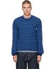Stockholm (Surfboard) Club Stockholm (Surfboard) Club Blue Striped Merino Sweater - 1