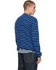 Stockholm (Surfboard) Club Stockholm (Surfboard) Club Blue Striped Merino Sweater - 3