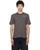 Stockholm (Surfboard) Club Stockholm (Surfboard) Club Navy & Brown Striped T-shirt - 1