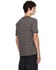 Stockholm (Surfboard) Club Stockholm (Surfboard) Club Navy & Brown Striped T-shirt - 3