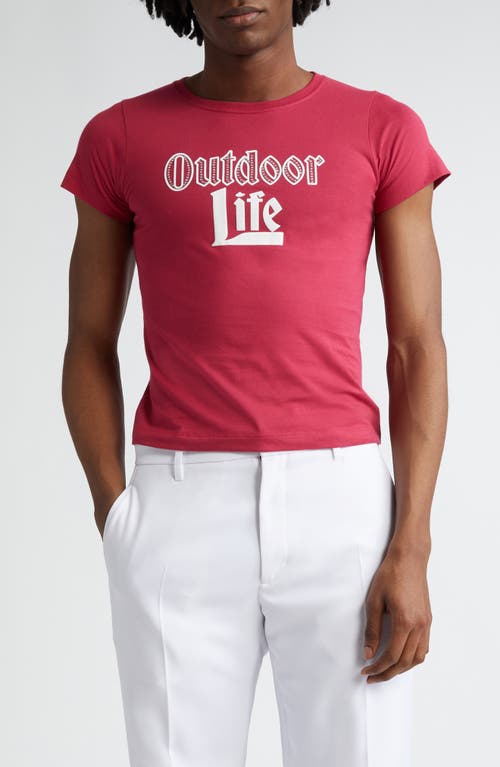 STOCKHOLM SURFBOARD CLUB STOCKHOLM SURFBOARD CLUB Outdoor Rhinestone Organic Cotton Fitted T-Shirt